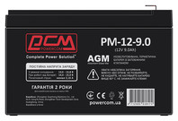 Акумулятор Powercom PM-12-9.0 (12v 9Ah) AGM